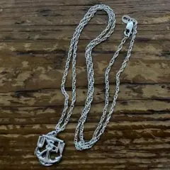 40’s ヴィンテージ US.NAVY USN シルバー製 アンカー ネックレス