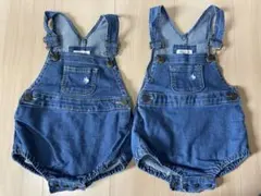 ten＊twins様専用　バースデイ　ポロコラボ　デニムサロペット　2枚セット