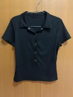 シーイン　ブラック　トップス　L