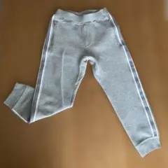 グレー サイドストライプ 長ズボン