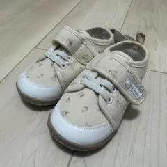新品未使用　タグ付き　ベージュ スター デザイン ベビーシューズ