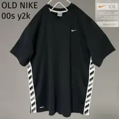 00s OLD NIKE ナイキ 旧タグ サイドライン ラインロゴ Tシャツ