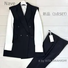 新品３点セットセレモニージレパンツママスーツNave×アールRオンワード樫山