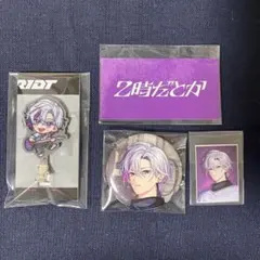 にじさんじ 2時だとか 狂騒RIOT ヘアクリップ 缶バッジ ステッカー 不破