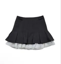 Chuchu flare mini skirt black Sサイズ - メルカリ