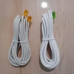 【2本セット】モジュラーケーブル 電話線 3m