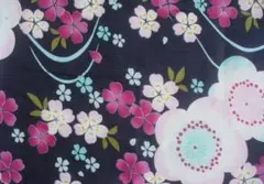 紺系の物(できたら綿)生地紹介　うぁふわり帽子制作受付ページ