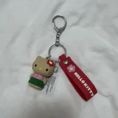 ハローキティ キーホルダー ハワイABCストア限定 フラダンス日焼け