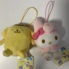 サンリオ 洗濯ばさみに挟まれちゃった！マスコット ポムポムプリン