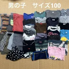 男の子　サイズ100 まとめ売り　ロンT 半袖　ズボン　ハーフパンツなど33点