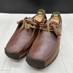 美品✨クラークス　Natalle ナタリー　ワラビーブーツ　モカシン　ベージュ Clarks Natalie 