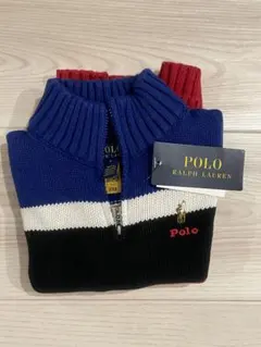 週末セール【新品未使用】Polo Ralph Lauren ジップアップセーター