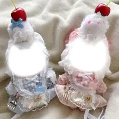 10cm着せ替えぬいぐるみ用 クッキーワンピースセット