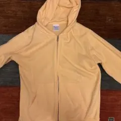 Champion イエローフルジップパーカー M