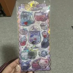 【即日発送】キラキラウォーターinシール　ネコ　猫ぷくぷく　クラックス　正規品