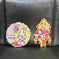 キミとアイドルプリキュア 缶バッジ＆アクリルキーホルダー　キュアアイドル