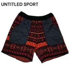 【希少美品】アンタイトルスポーツ　異素材ドッキング　ショートパンツ　プレイウェアのサムネイル