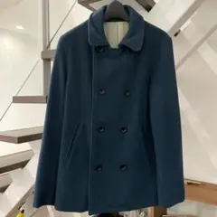 VICTIM&CO. ブルー Mサイズ ピーコート