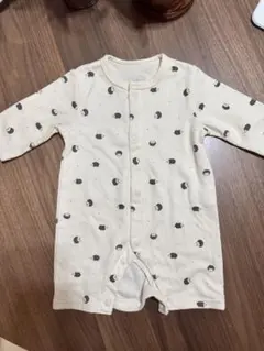 ハリネズミプリントロンパース 50-60cm