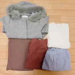 any SiS まとめ売り 5点 コート入り ニット パンツ 冬服　anyFam