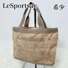 希少 LeSportsac ハンドバッグ 手提げ ミニトート 花柄 刺繍 USAのサムネイル