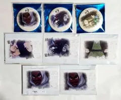 鬼滅の刃 ありがとう チェキ風ブロマイド 缶バッジ 8点 まとめ売り