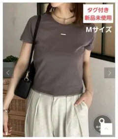 Thevon. ゼヴォン チャーム付きコンパクトTシャツ チャコール Mのサムネイル