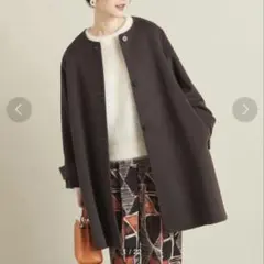 BEAUTY&YOUTH UNITED ARROWS ノーカラーフレアコート