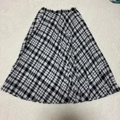 美品　JOURNAL STANDARD チェック柄　ロングスカート　フレア　36のサムネイル