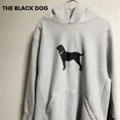 THE BLACK DOG スウェットパーカー 刺繍ロゴ