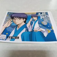 銀魂 　吉原大炎上サントリーラベル缶ステッカー新八