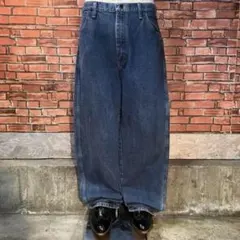 USA古着 RUSTER デニムパンツ ワイド ストレート アメカジ Y2K