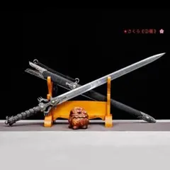 未研磨 模造刀 麟羽 木製鞘 コスプレ 観賞用 美術刀 剣のサムネイル