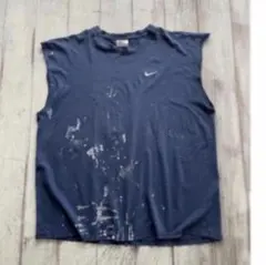 90's Nike Vintage T-shirt Cut Off Damage