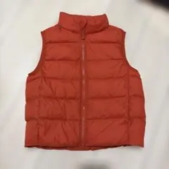 UNIQLO KIDS 中綿ベスト オレンジ 110cm ユニクロ