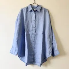 Spick&Span 新品 80リネンカシュクール ビッグシャツのサムネイル