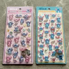 ボンボンドロップシール　スティッチ　エンジェルセット