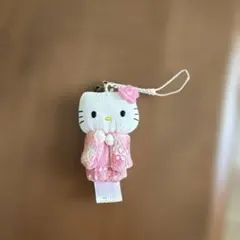 ハローキティ 着物風チャームストラップ