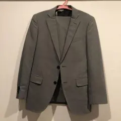 NEXT BLUE グレー ストライプ ビジネススーツジャケット