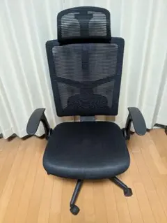 オフィスチェア ワークチェア メッシュ ブラック