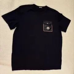 モンクレール　ネイビー　Tシャツ　XL 公式より購入　クリーニング済