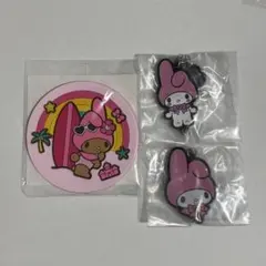 マイメロディ＆クロミ繋がるラバーコレクション コースター