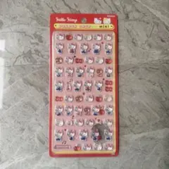 に*ち様 【 正規品 】ボンボンドロップシール キティ サンリオ ミニ レッド