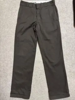 874 ダークグレー ストレートチノパン