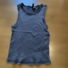 H&M ダークグレー タンクトップ XS