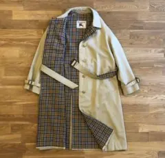 1／10000の希少種 バーバリー ベルテッドバルマカンコート ヴィンテージ