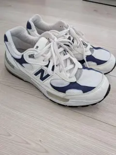 値引き不可　New Balance 992 ec スニーカー ホワイト/ネイビー