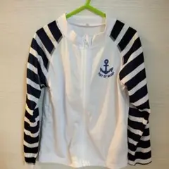 子供服　ストライプ柄 ラッシュガード 120cm