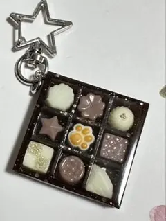 チョコレートBOX︎︎︎ ·͜·ᕷ シャカシャカシェイカーキーホルダー♡