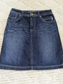 【BURBERRY BLUE LABEL】デニムミニスカート 38